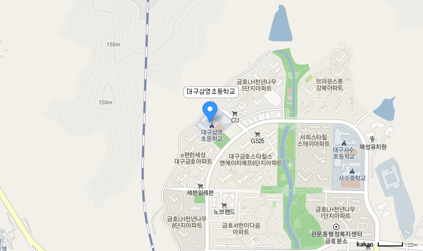 학교 찾아오시는 길 지도